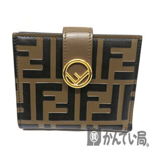 Fendi Compact Bi fold Wallet Zucca